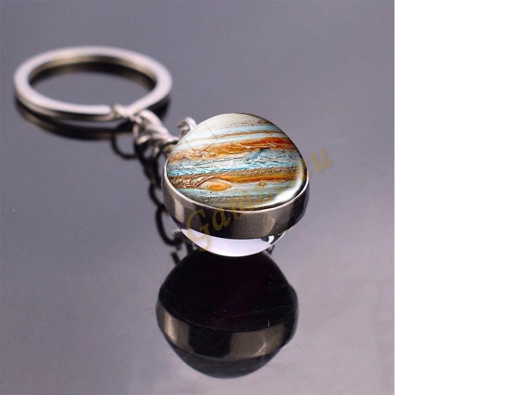 Přívěsek na klíče planeta - Jupiter