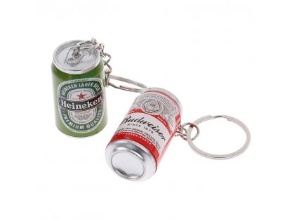 Přívěsek na klíče - pivní plechovka Heineken