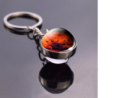 Přívěsek na klíče planeta - Mars