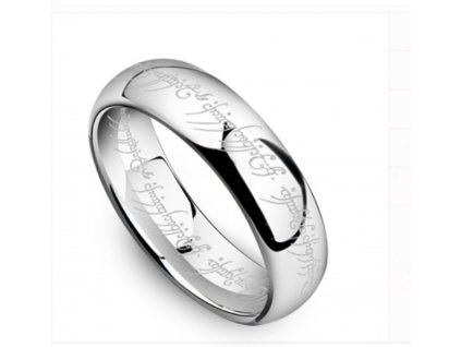 Prsten "MILÁŠEK" z filmu Pán prstenů - barva stříbrná