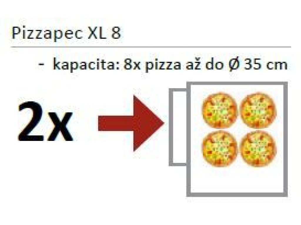 Pizza pec EKO 8 x pr. 35 cm