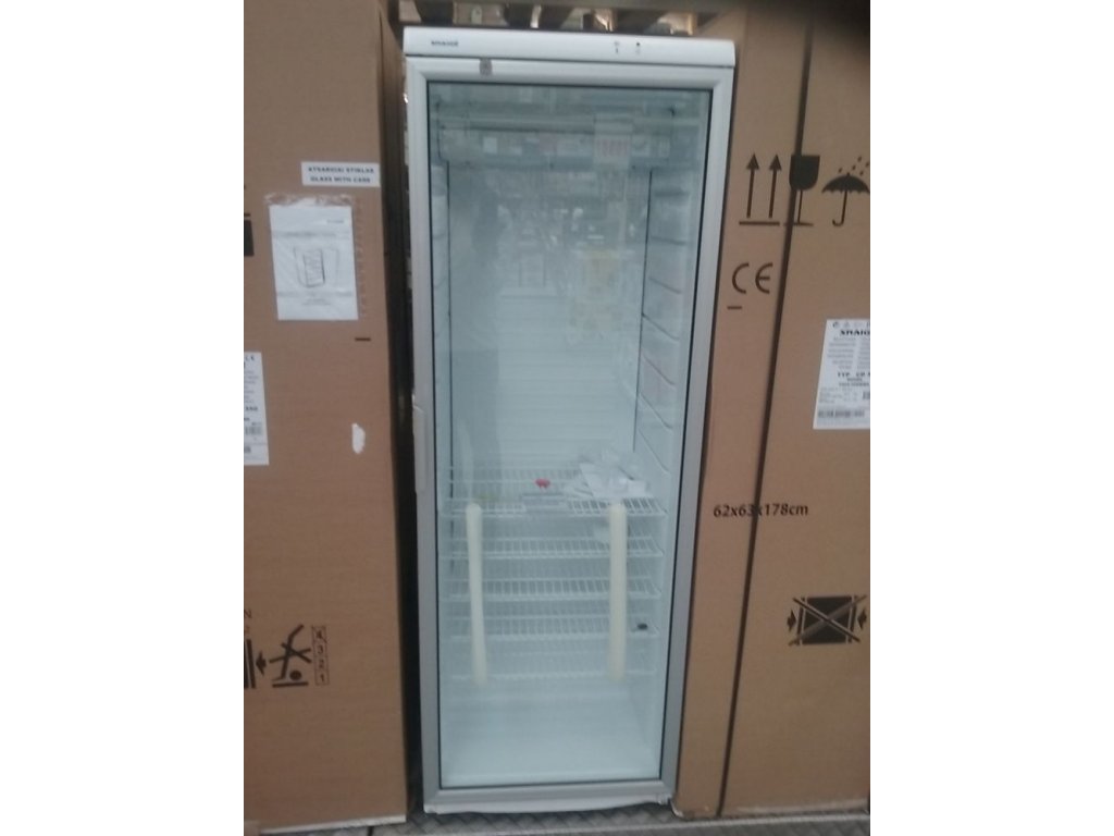 Prosklená lednice 290 L