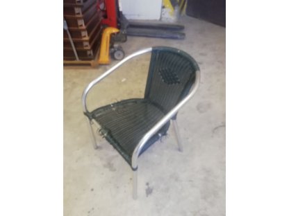 Židle hliníková na zahrádku