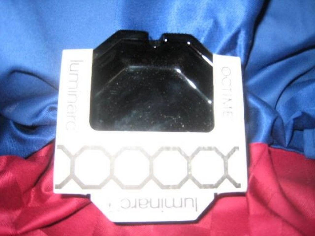 Popelník hranatý 10 cm Luminarc černý