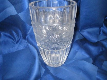 Váza skleněná Slunečnice 20,5 cm