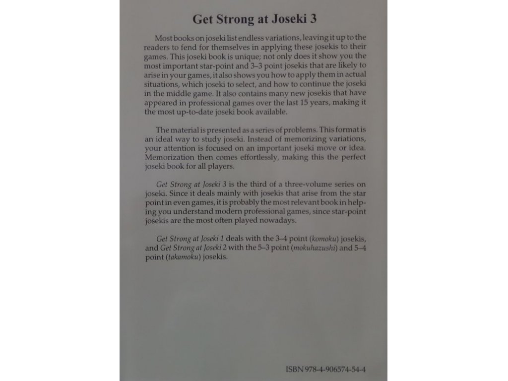 Get Strong at Joseki 3