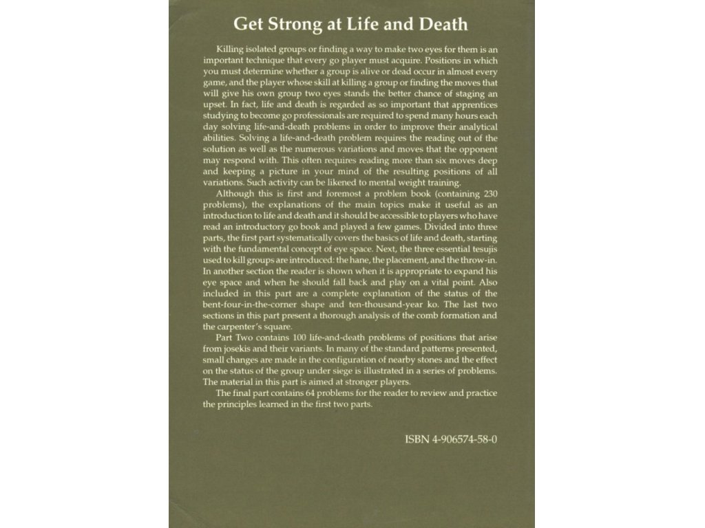 Get Strong at Life and Death