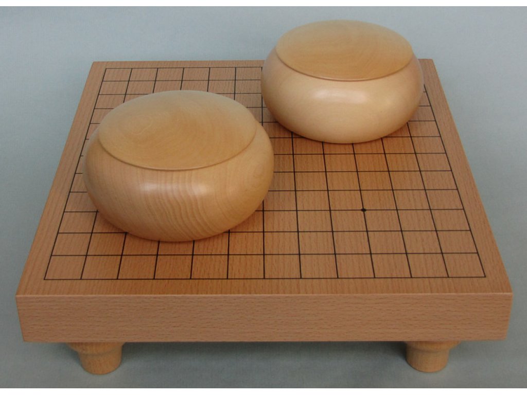 Table Go Set 13x13 (natural bowls)