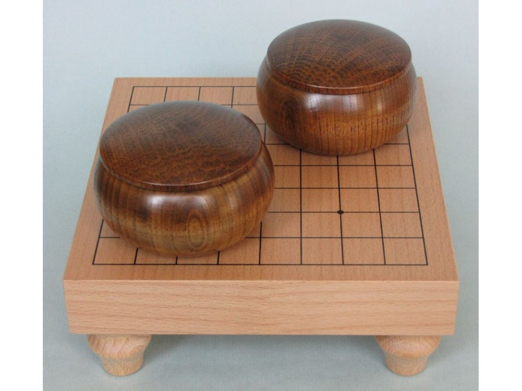 Table Go Set 9x9 (dark bowls)