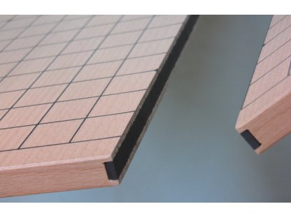 Dřevěná deska skládací s magnetem, jednostranná 19x19