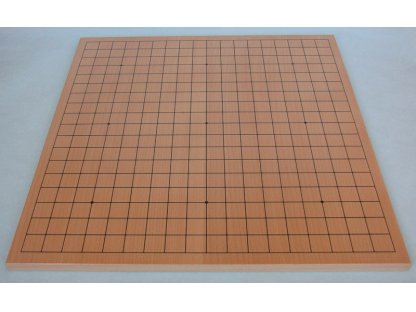 Dřevěná deska vcelku, oboustranná 19x19 + 13x13 (velká+střední)