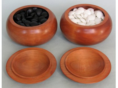 Wooden Bowls - reddish, for stones up to 10 mm thick 2