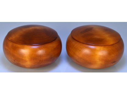 Wooden Bowls - reddish, for stones up to 9 mm thick