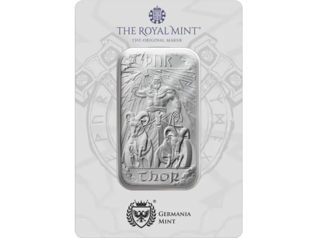1 oz Thor stříbrný slitek | Královská mincovna