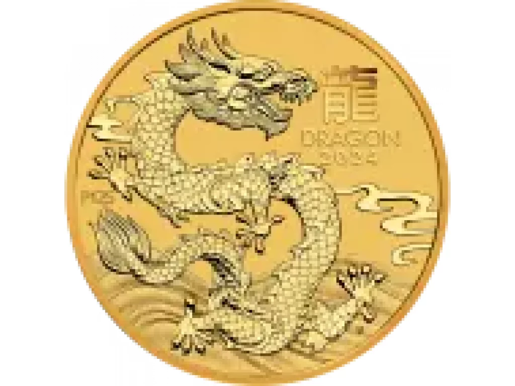 10 oz Lunar III Dragon 2024