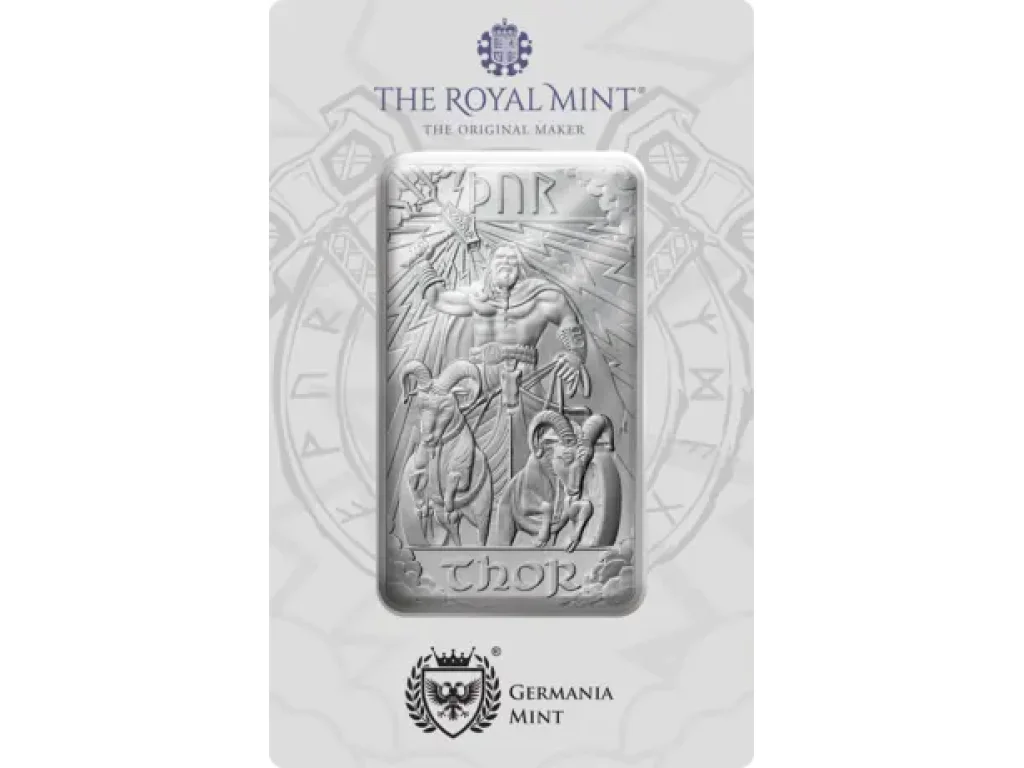 10 oz Thor stříbrný slitek | Královská mincovna