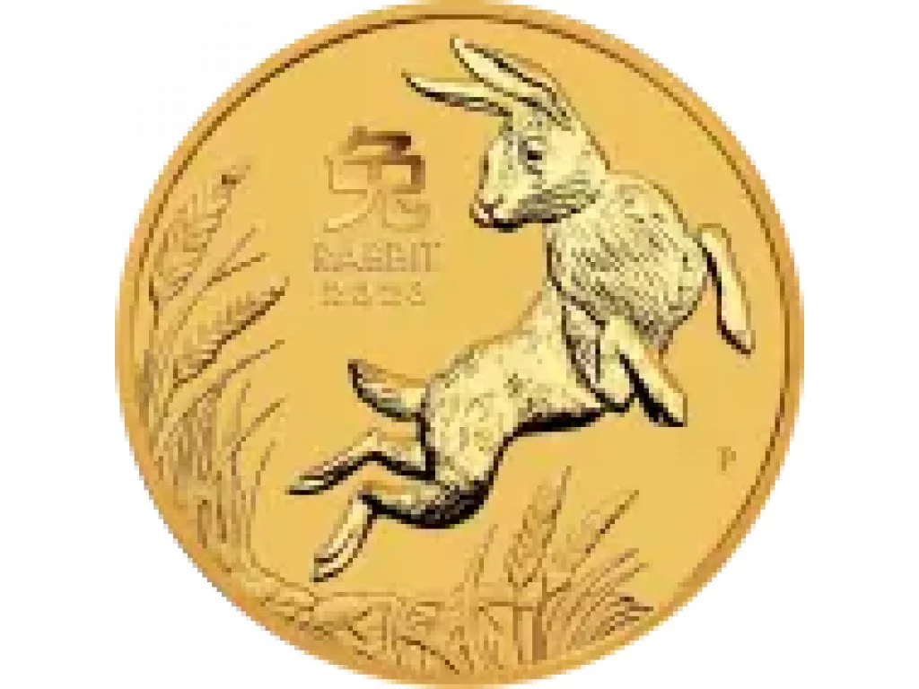 Investiční zlatá mince 1/2 oz Lunar III Rabbit 2023