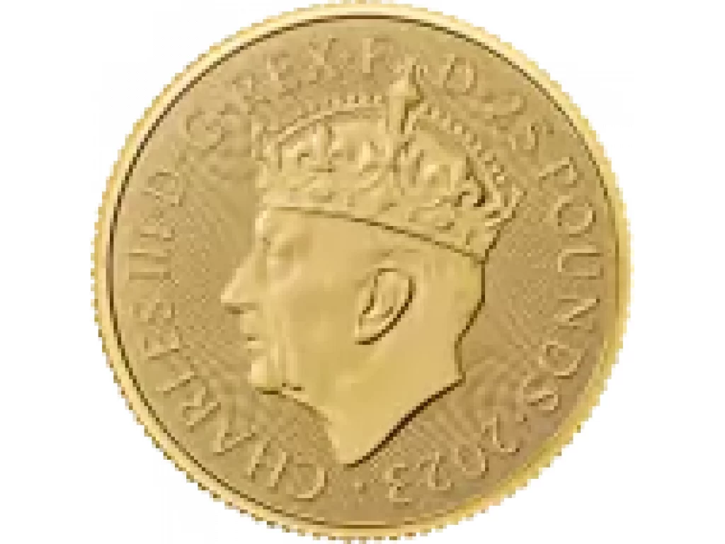 Investiční zlatá mince 1/4 oz Korunovace  Charles III  2023