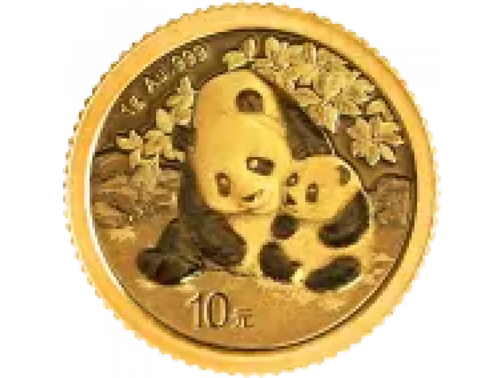 Investiční zlatá mince 1g China Panda 2024