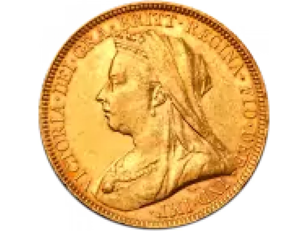 Investiční zlatá mince Královna Victoria Old Head Gold Sovereign  1893-1901