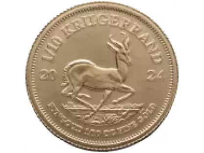 Investiční zlatá mince 1/10 oz Krugerrand 2024