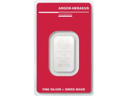 10g stříbrný slitek | Argor-Heraeus