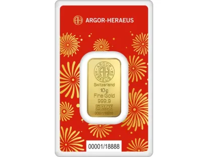  Argor-Heraeus zlatý slitek 10 g  Rok Hada 2025