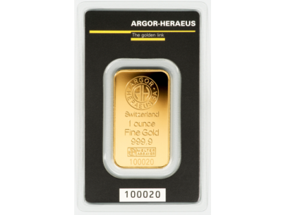 Argor-Heraeus zlatý slitek  1oz