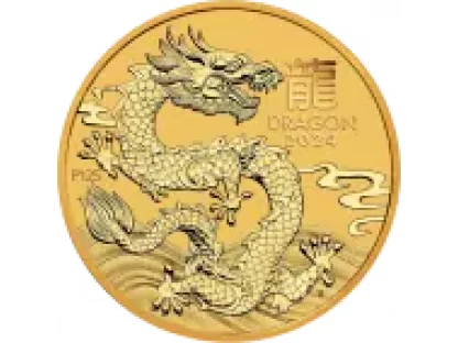 Investiční zlatá mince 1/2 oz Lunar III Dragon  2024