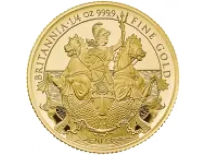 Investiční zlatá mince 1/4 oz Britannia Charles III Proof  2023