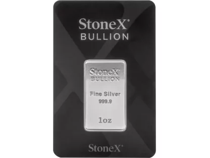 Stříbrný slitek 1 oz StoneX Bullion