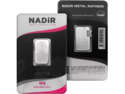  Nadir Metal Rafineri  10 g Stříbrný slitek 