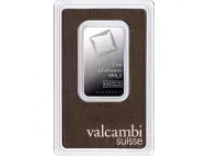 Valcambi 1 oz platinový slitek 