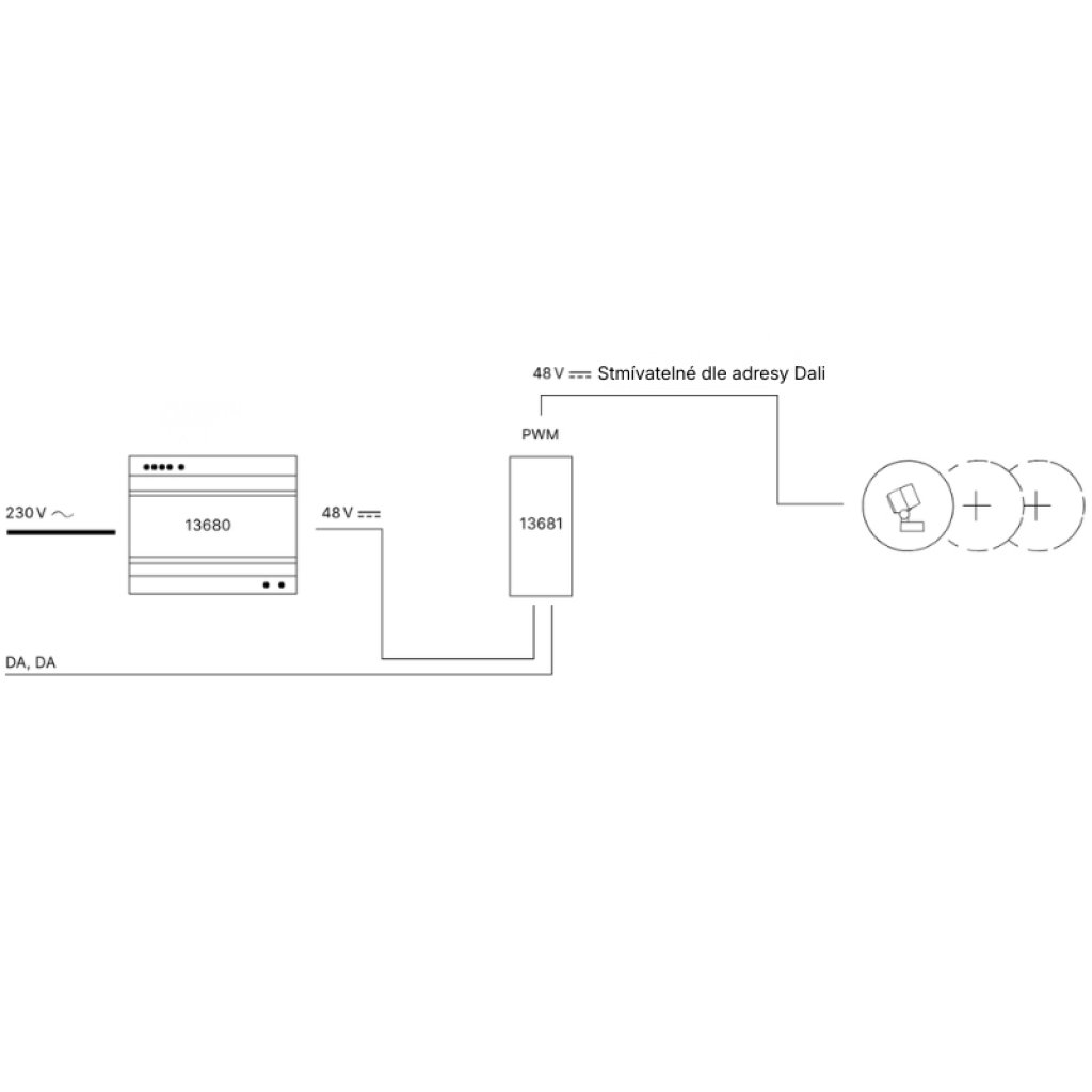 13681 BEGA 48V PWM konvertor, DALI | HOLAS Lighting