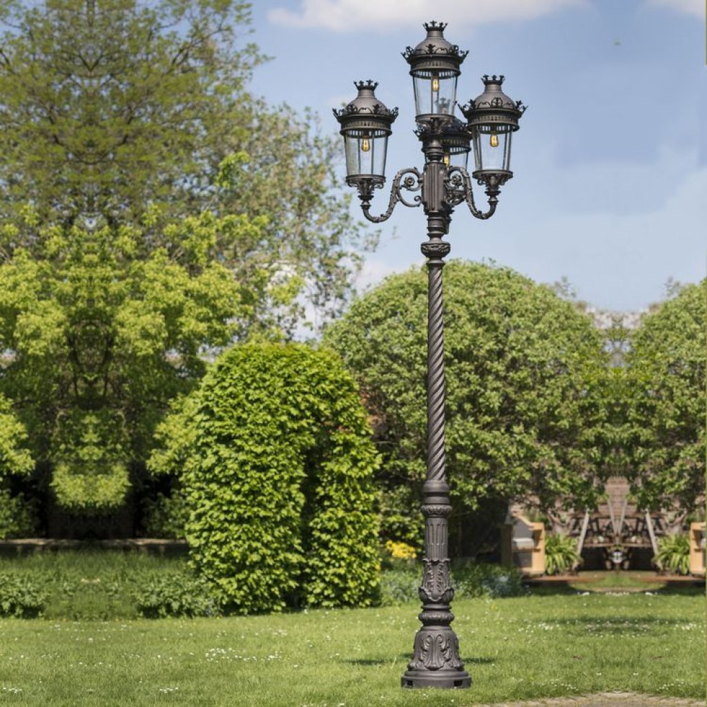 AL6814 Robers venkovní stojací lampa v historickém stylu