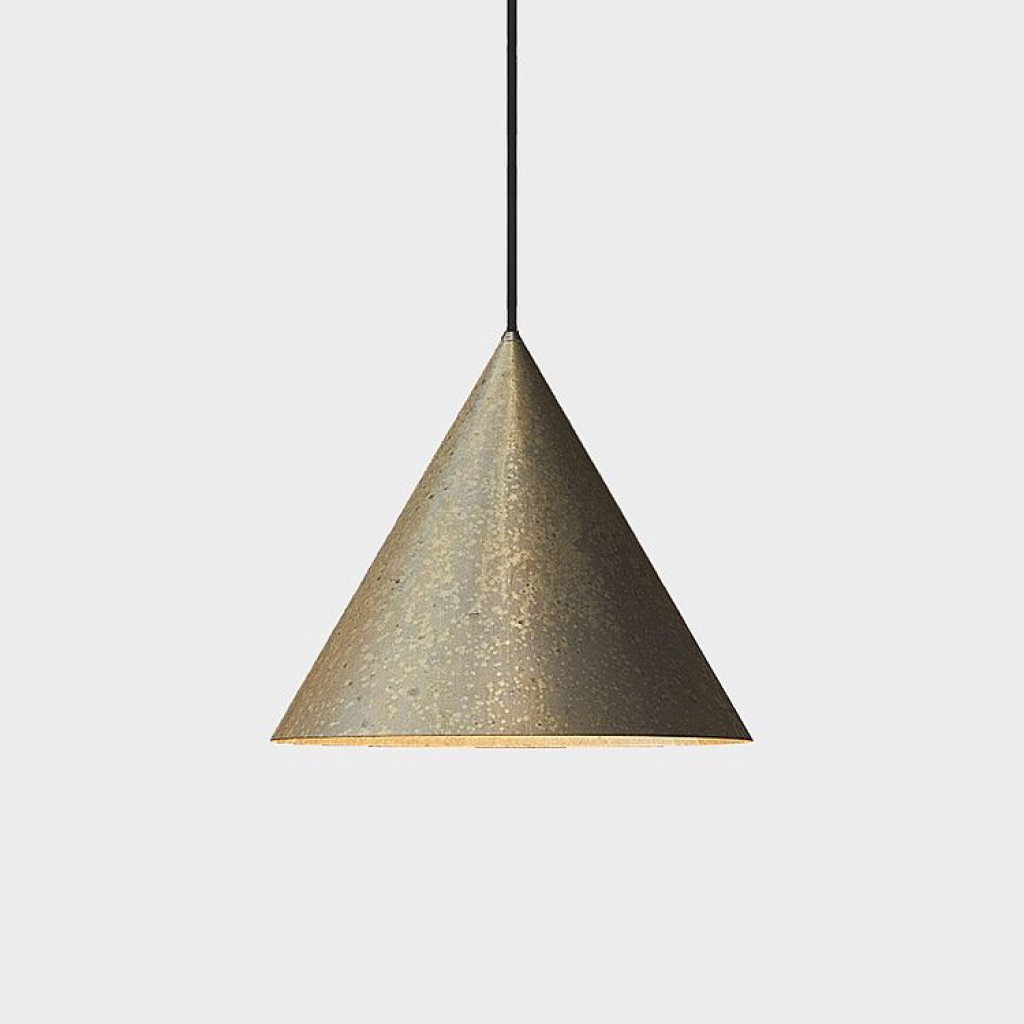 Cone 35 cm, venkovní mosazné svítidlo do pergoly, E27, Il Fanale