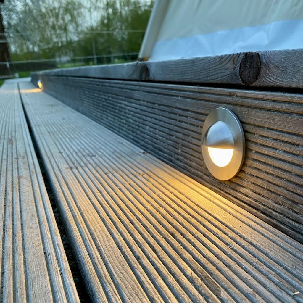 Fidas, zahradní zápustné bodové LED svítidlo na 12V, Garden Lights