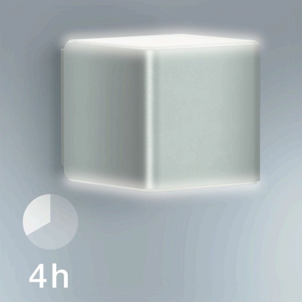 L 840 LED SC stříbrná, venkovní nástěnné svítidlo s Bluetooth, Steinel