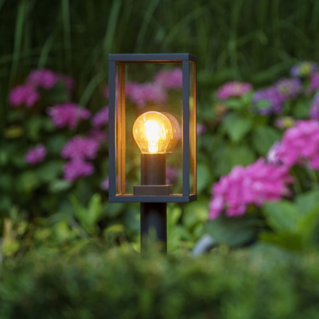 Limosa 90, venkovní stojací svítidlo s lucernou a retro LED 4W, 12V, Garden Lights