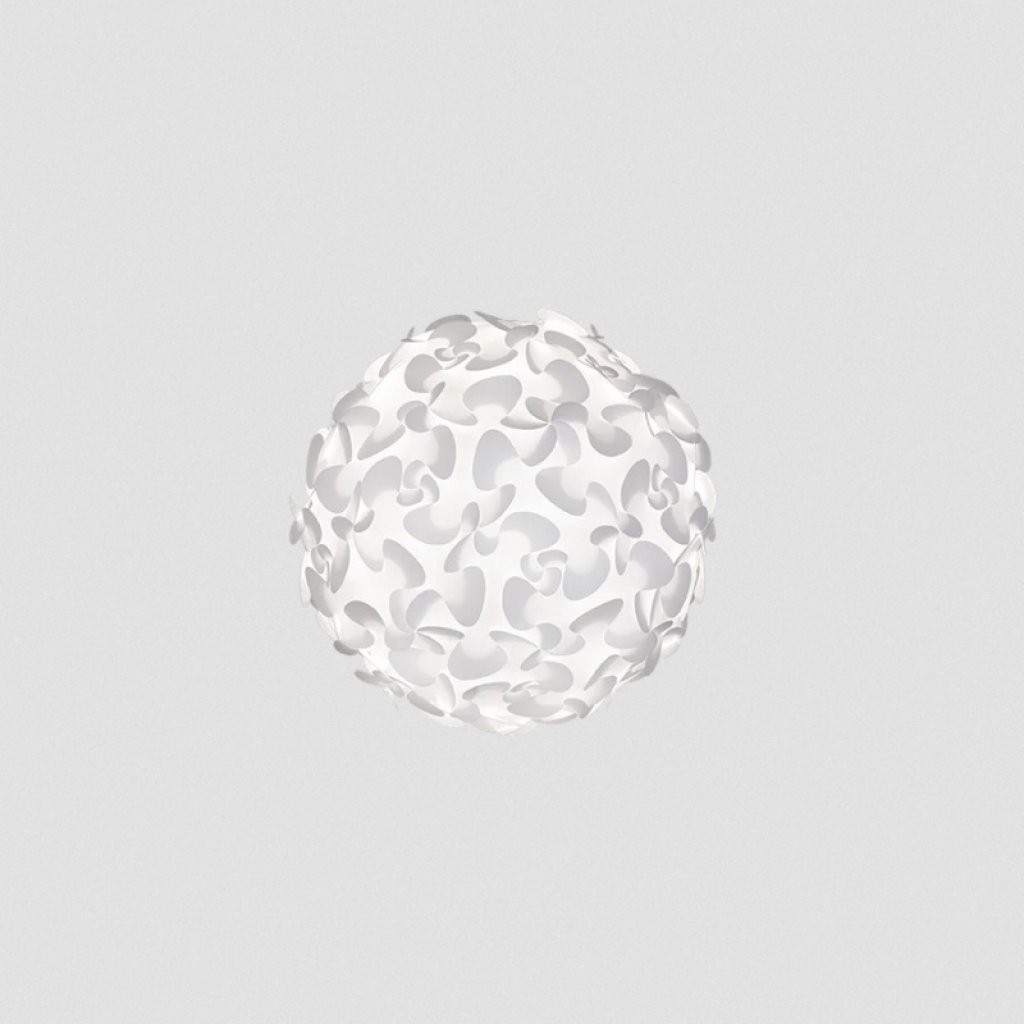 Lora bílé stínítko medium pro závěsné svítidlo, 45 cm,  Umage