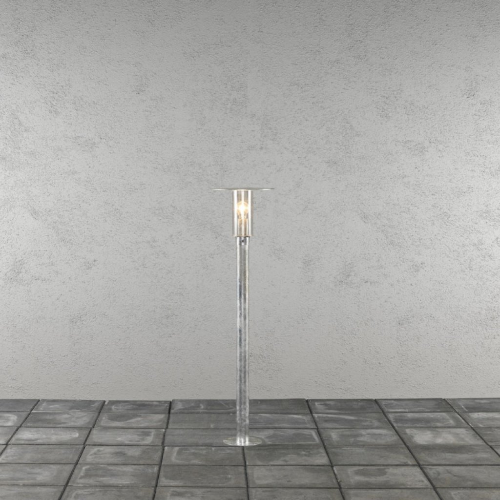 Mode stojací lampa z žárově pozinkované oceli 111 cm, E27, Konstsmide