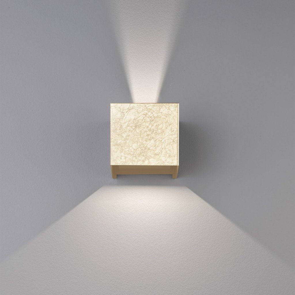 Nástěnné světlo Wall zlaté, Fischer & Honsel