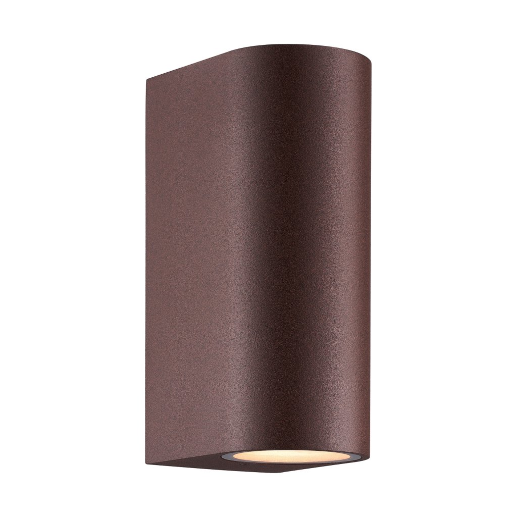 Nordlux Dion Double (rezavá) Venkovní nástěnná svítidla hliník, sklo IP44 2518021009