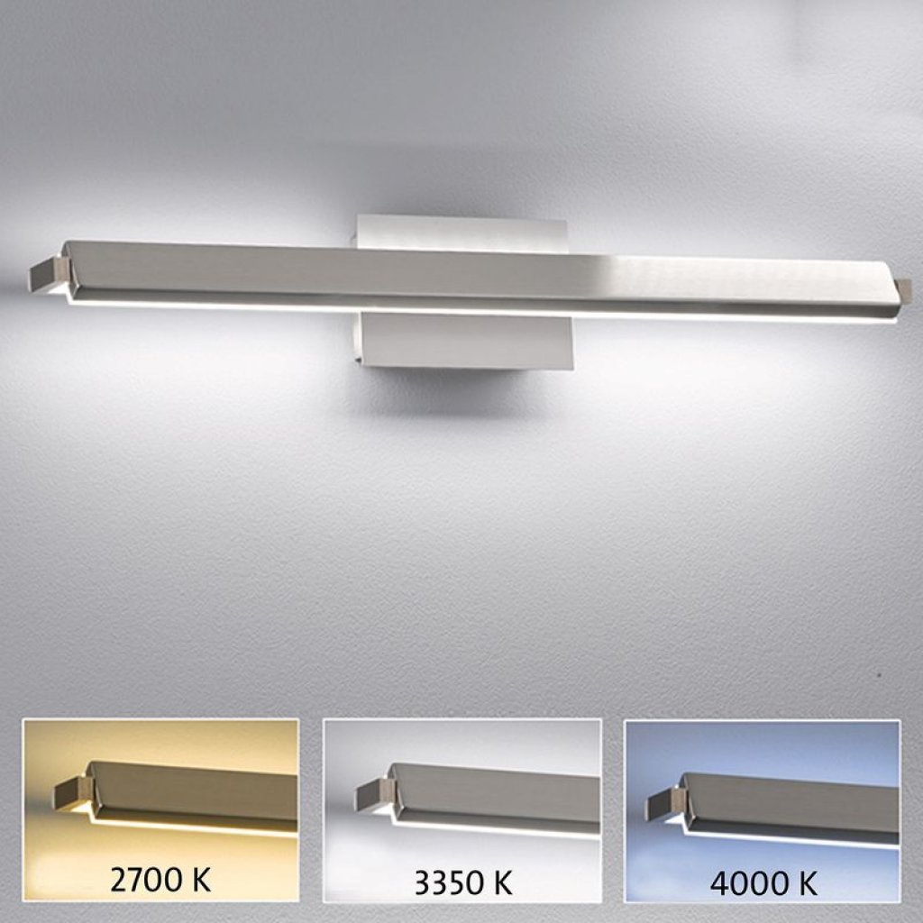 Pare TW 30055 LED nástěnné světlo 60 cm, matný nikl, Fischer & Honsel