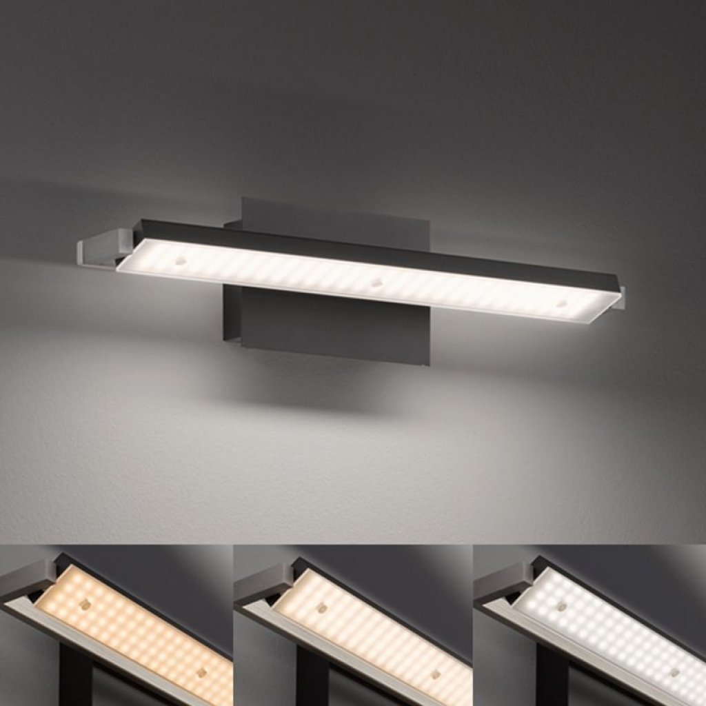 Pare TW 30278 LED nástěnné světlo 40 cm, černé, Fischer & Honsel