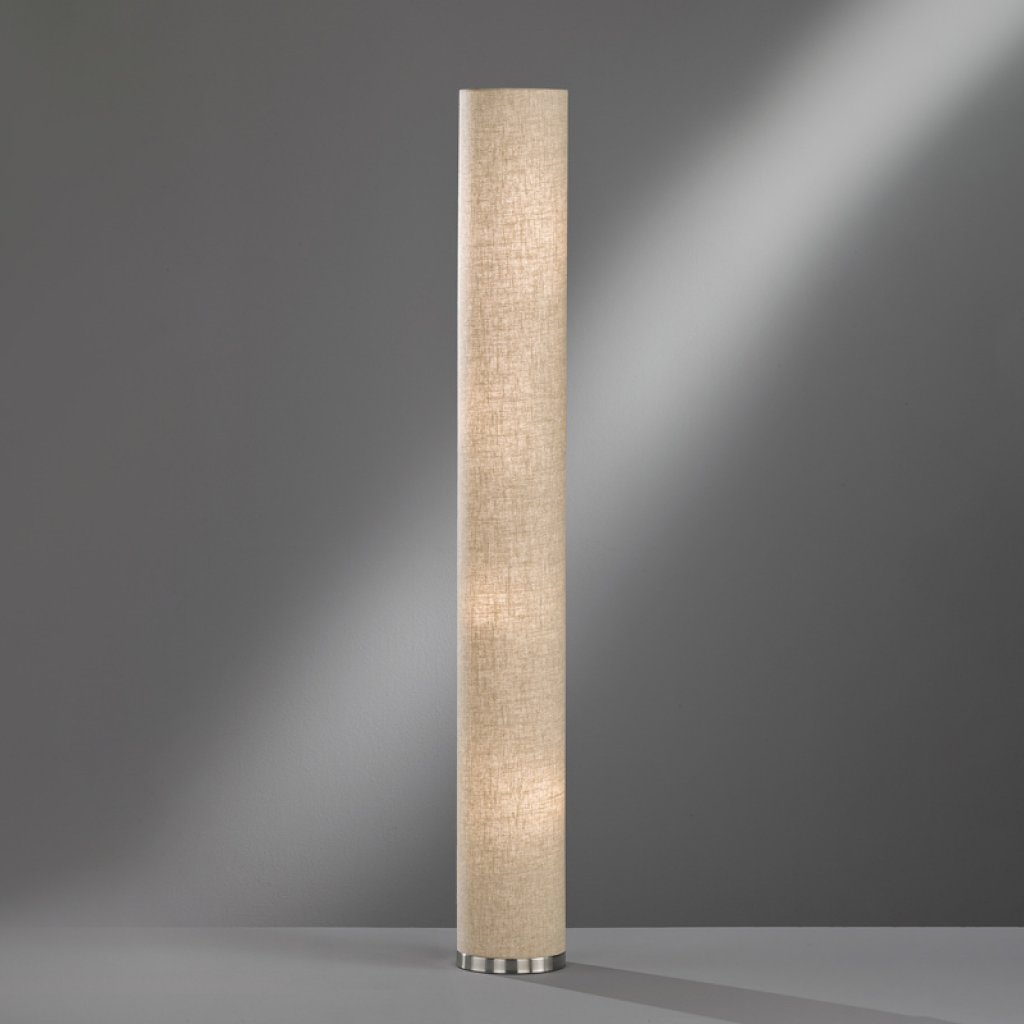 Stojací lampa Thor s látkovým stínítkem 156 cm, Fischer & Honsel