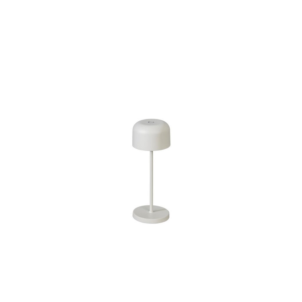 Stolní nabíjecí přenosná lampička Lille mini bílá, Konstsmide 