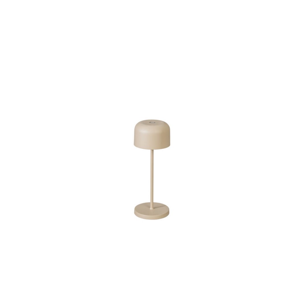 Stolní nabíjecí přenosná lampička Lille mini písková, Konstsmide 