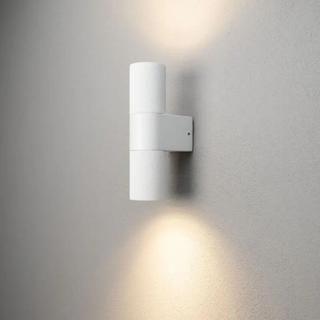 Temi up/down Konstsmide bílé designové venkovní nástěnné svítidlo GU10