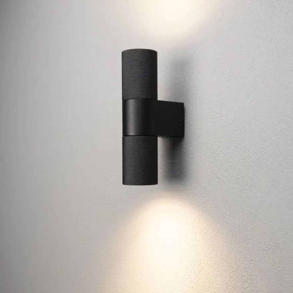 Temi up/down Konstsmide černé designové venkovní nástěnné svítidlo GU10